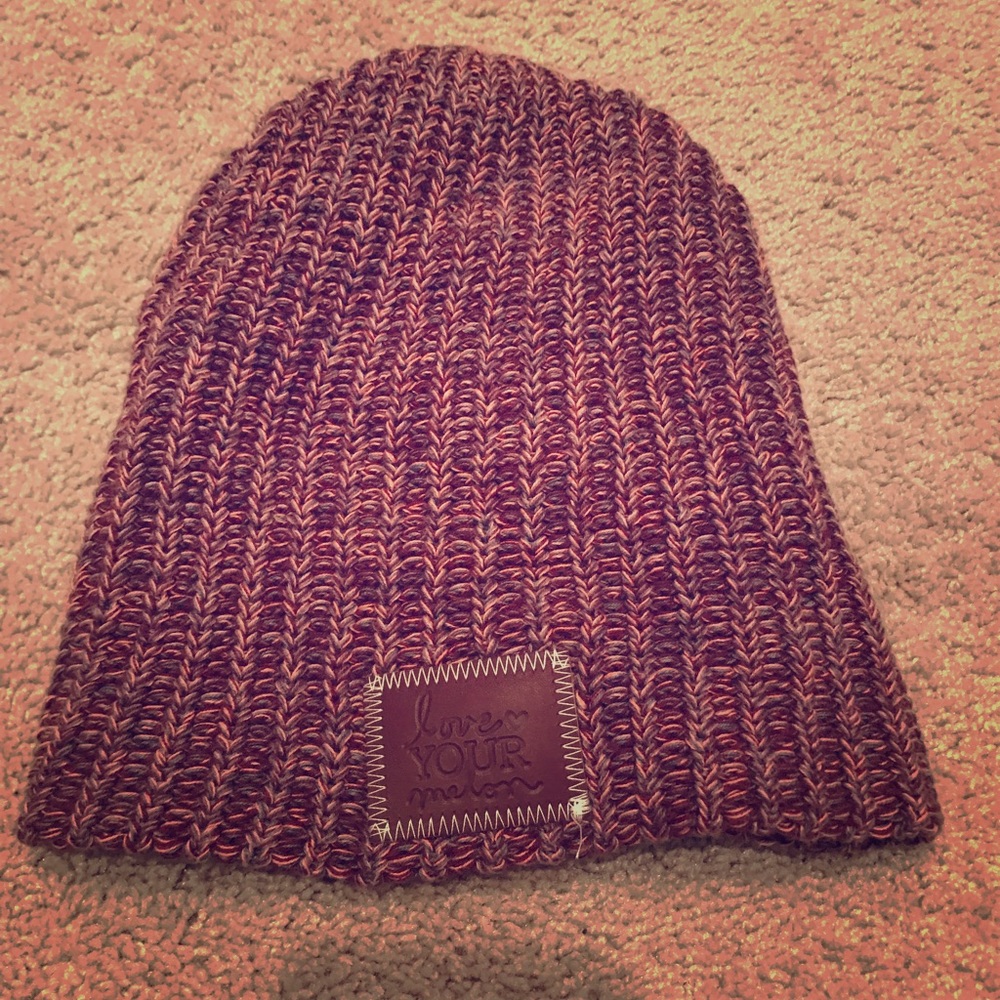 Love Your Melon marled knit beanie